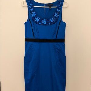 BCBG Blue Sleeveless Dress
